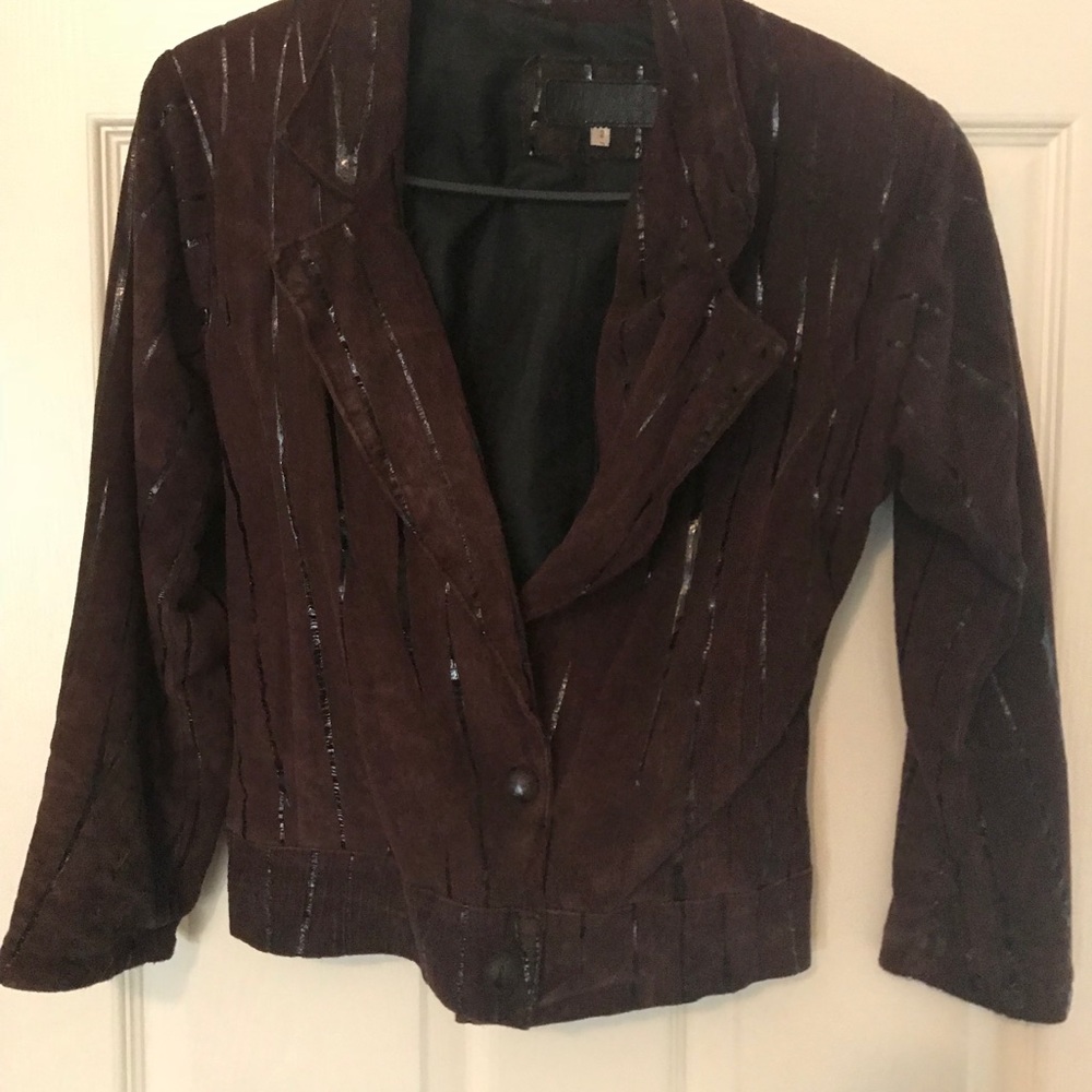 Leather suit